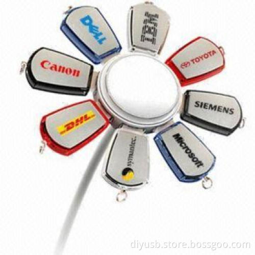 Plastic USB Flash Drives with 64MB to 32GB Memory Capacity and 13MB/Second Reading Speed